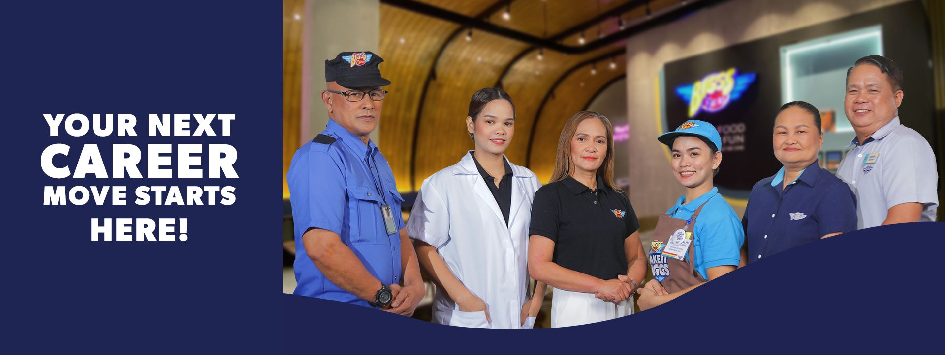 BIGGS team members in uniform. Your next career move starts here!