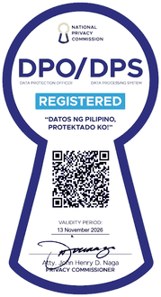National Privacy Commission DPO/DPS Registered seal, valid until 13 November 2026